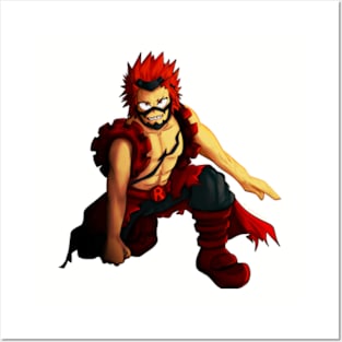 Red Riot - Kirishima Eijiro Posters and Art